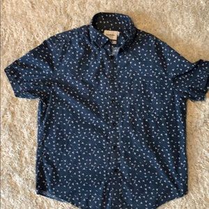 Blue dress Button down